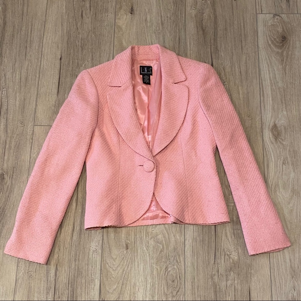 INC pink blazer